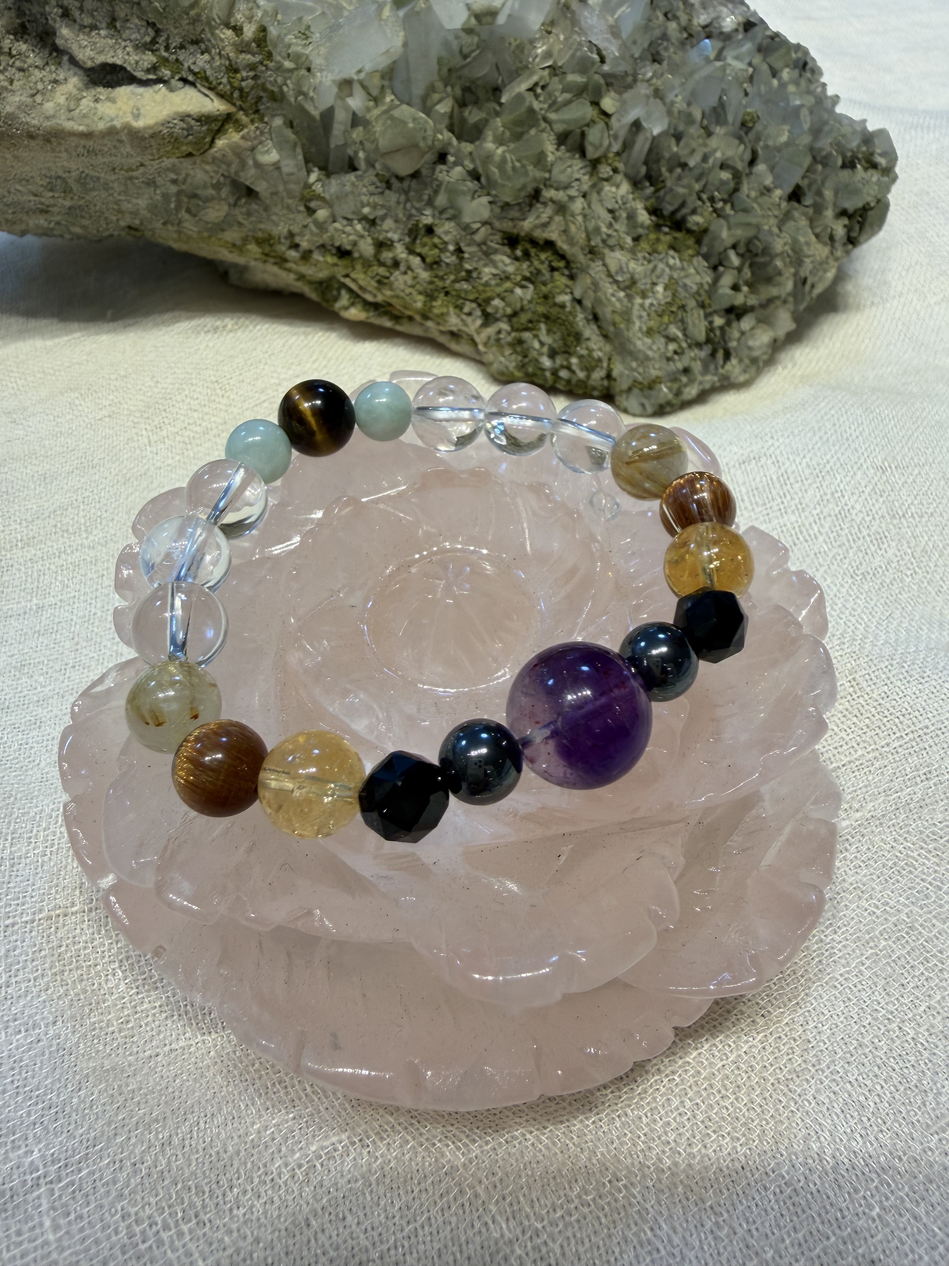 Crystal bracelet作成は楽しい✨✨