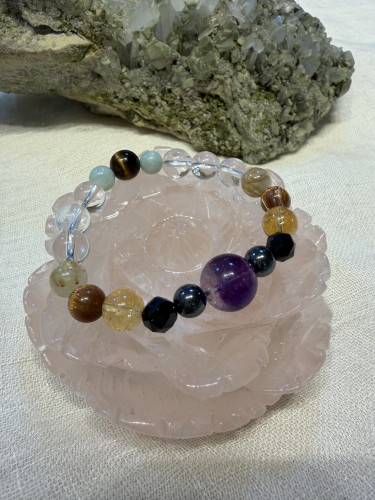 Crystal bracelet作成は楽しい✨✨