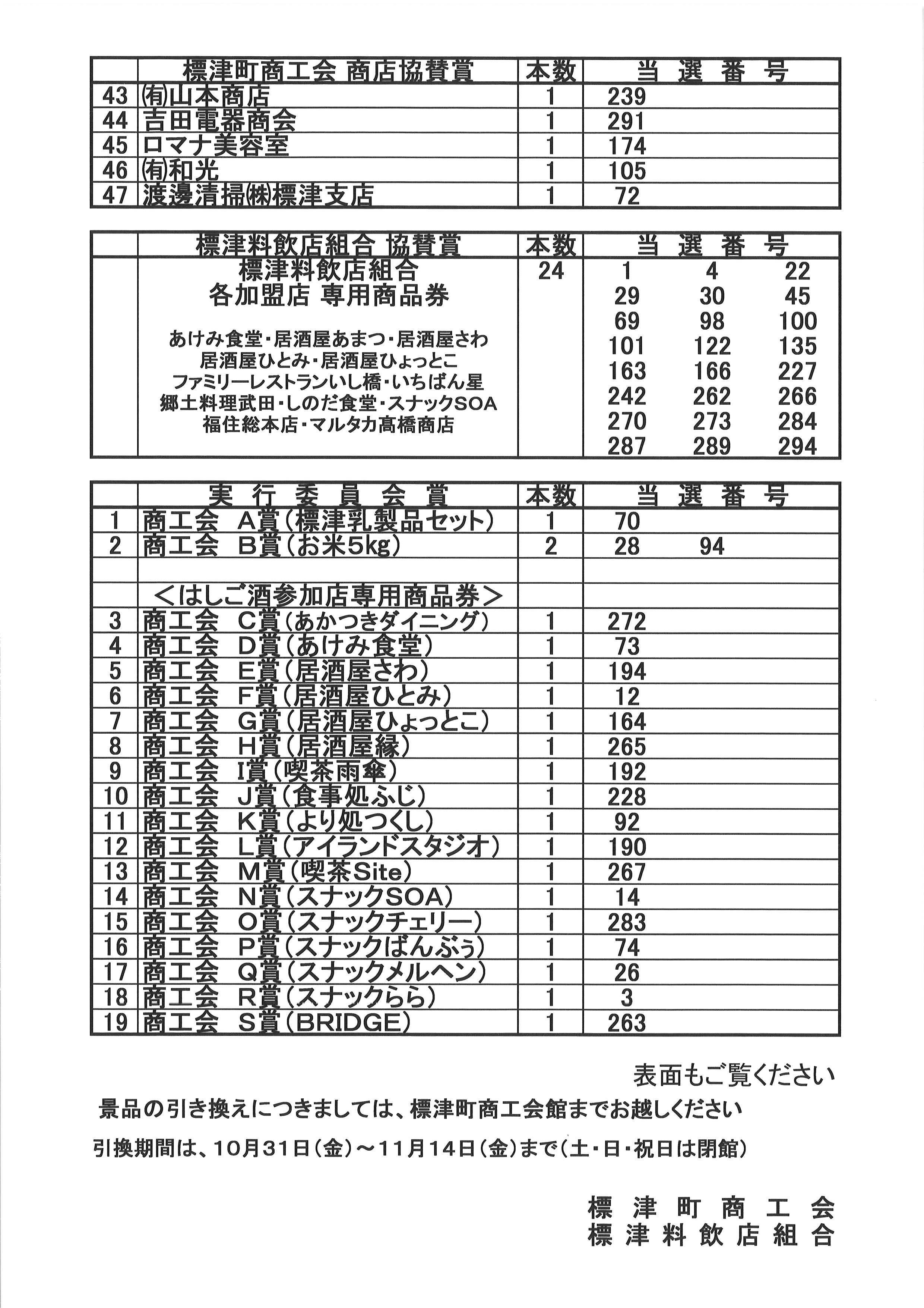 お知らせ > 2025-10 - 標津町商工会