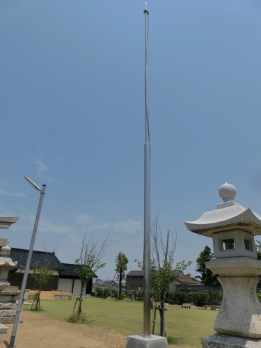 神社旗ポール