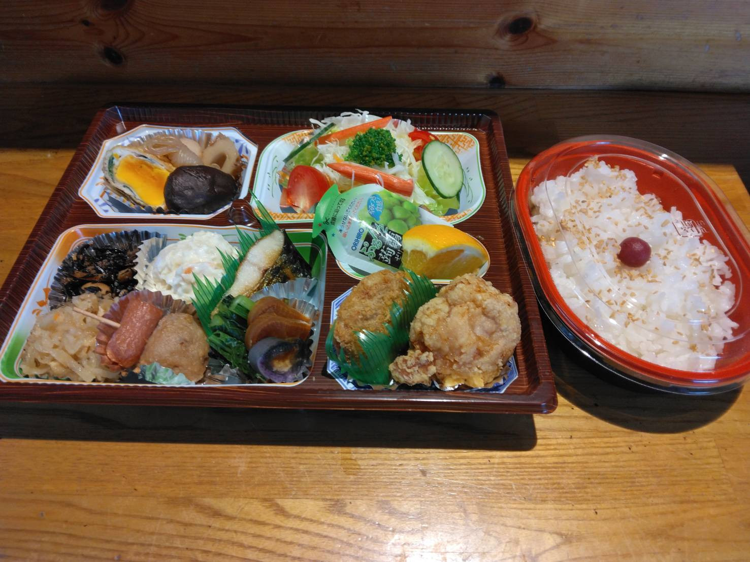 今日のお弁当は・・