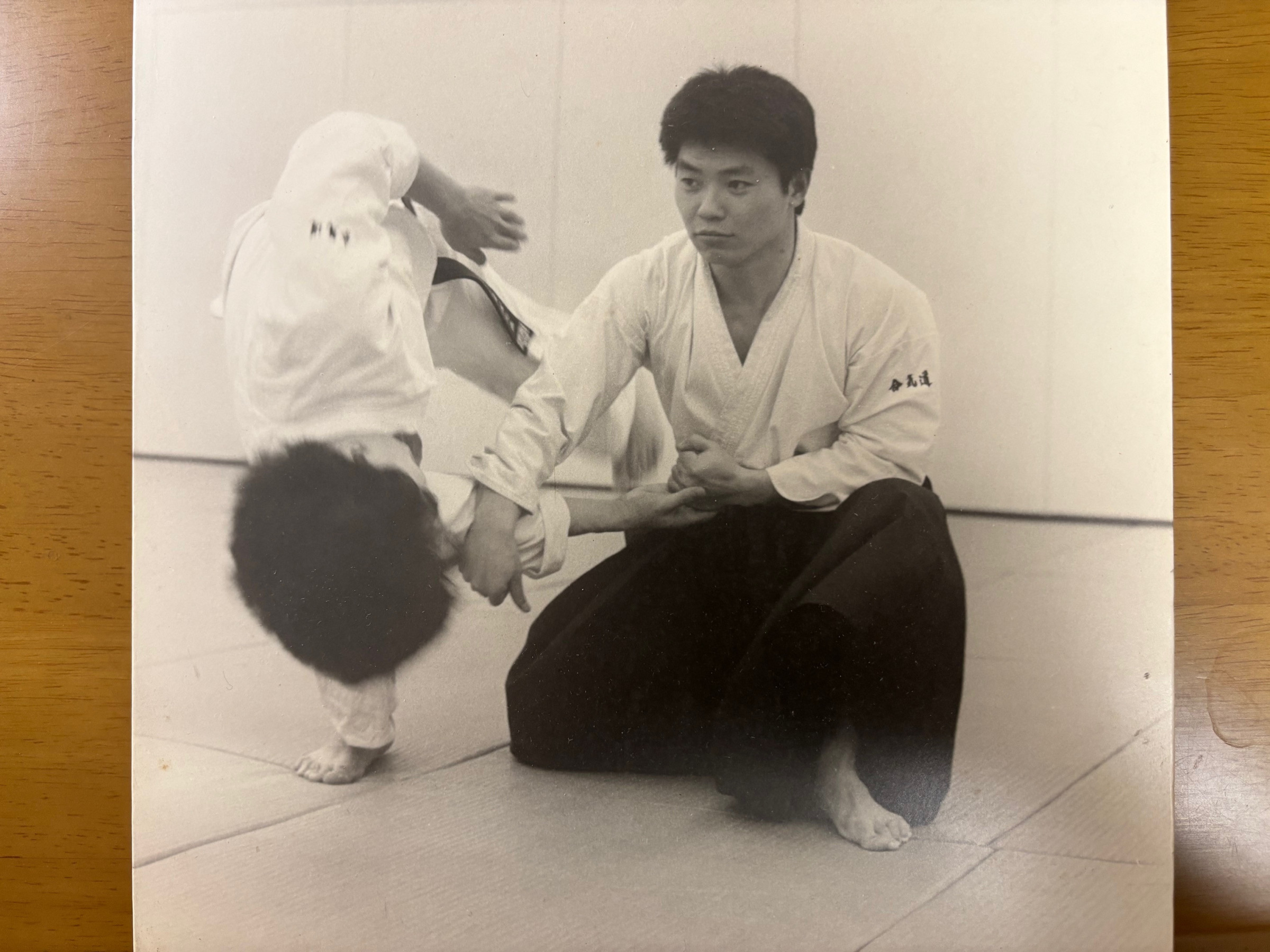 昭和59年2月　大学　合気道部　壮行演武