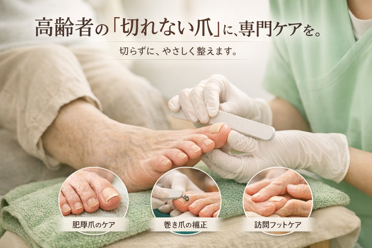 爪切りは単なる身だしなみではなく健康サポート！！