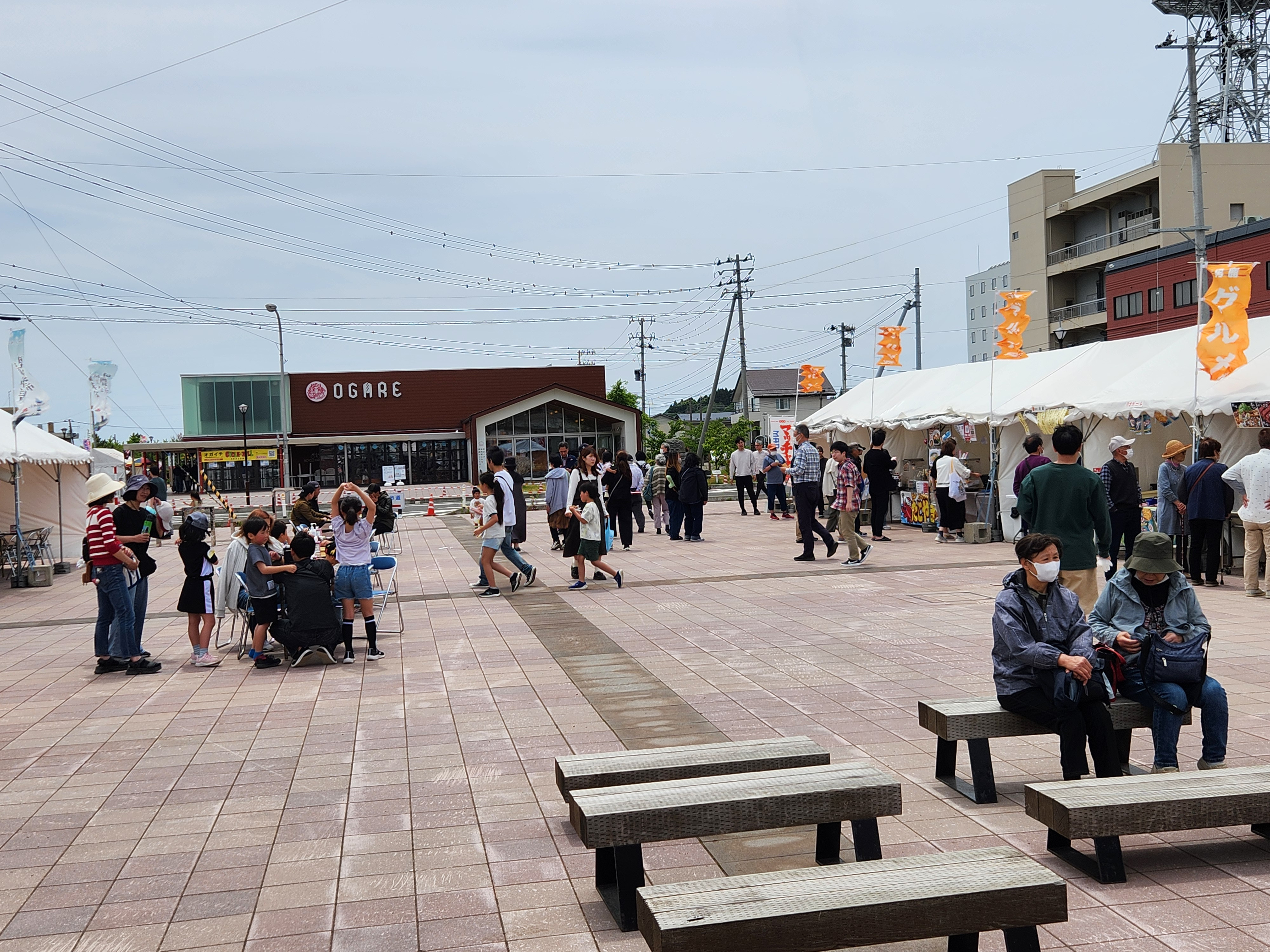 👹ご来場感謝( T∀T)御礼  男鹿グルメマーケット   2日目雨にも負けず無事終了