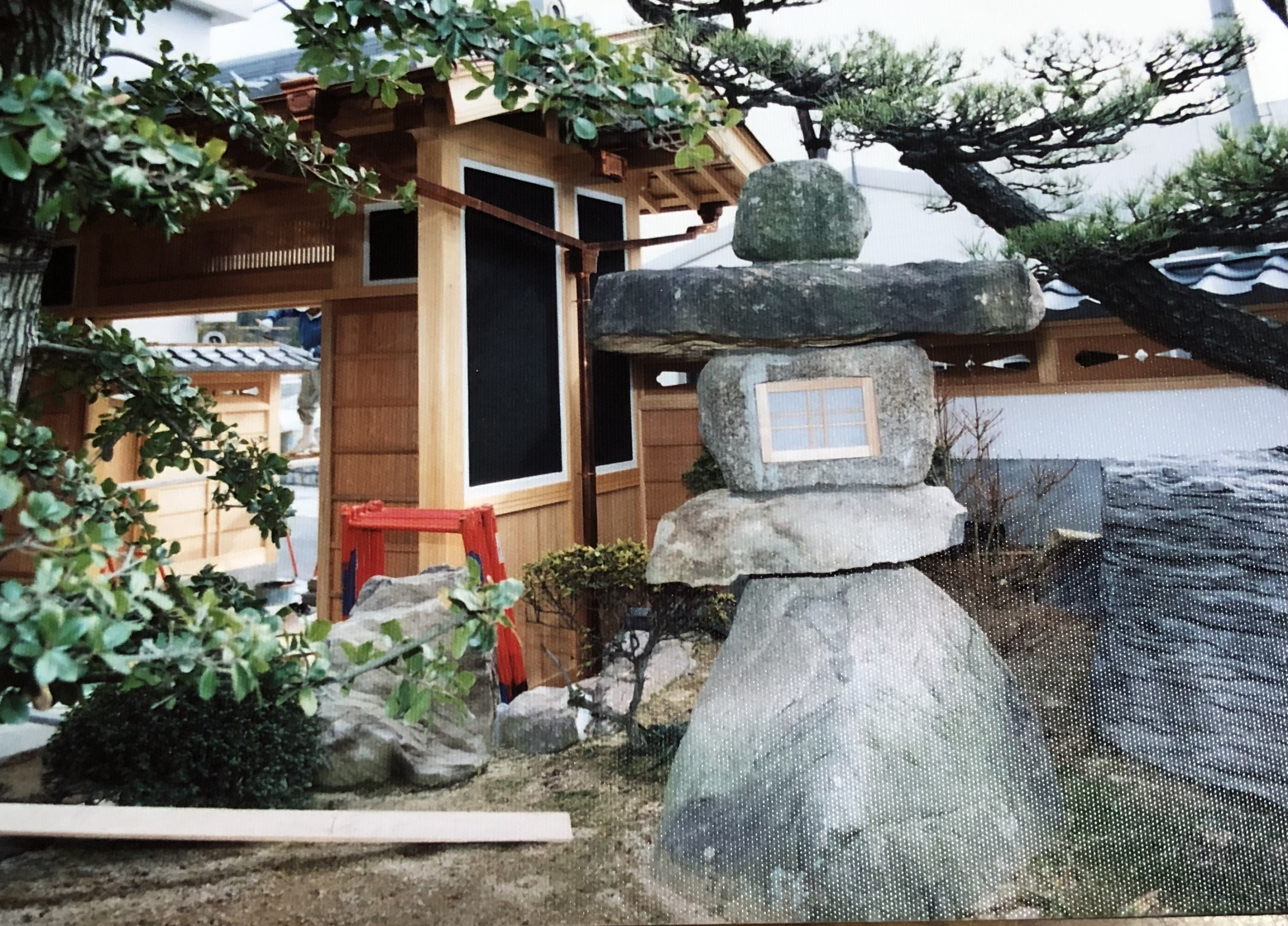 灯籠施工例
