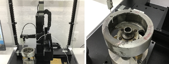 フライホイール測定シーン（セット状態）