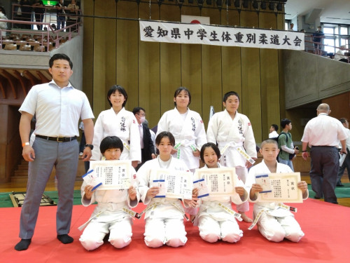 愛知県中学生体重別柔道大会