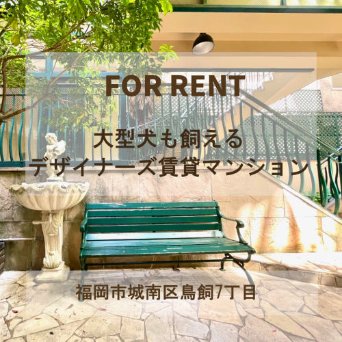 緑豊かなパテオもあって、ここは南欧?! ✅大型犬も飼えるデザイナーズ賃貸マンション　