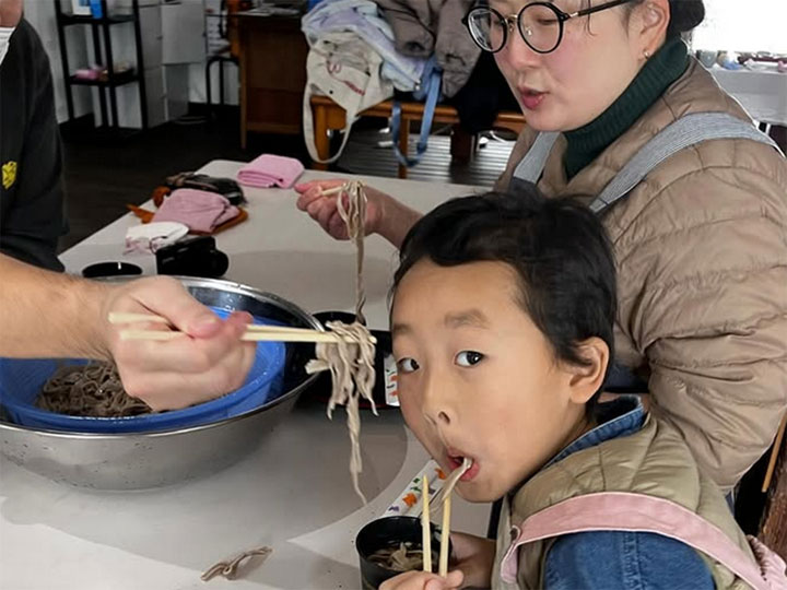 今年最後のそば打ち体験