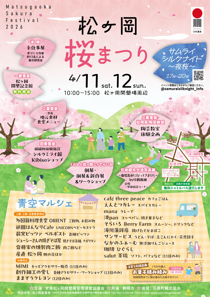 松ヶ岡桜まつり2026
