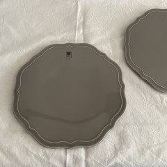KAESANI1893 Relief dishMグレー