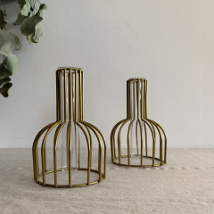 一輪挿しゴールドラインフレーム