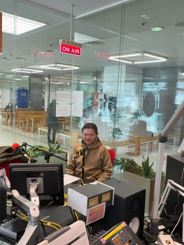 ドキドキの生放送