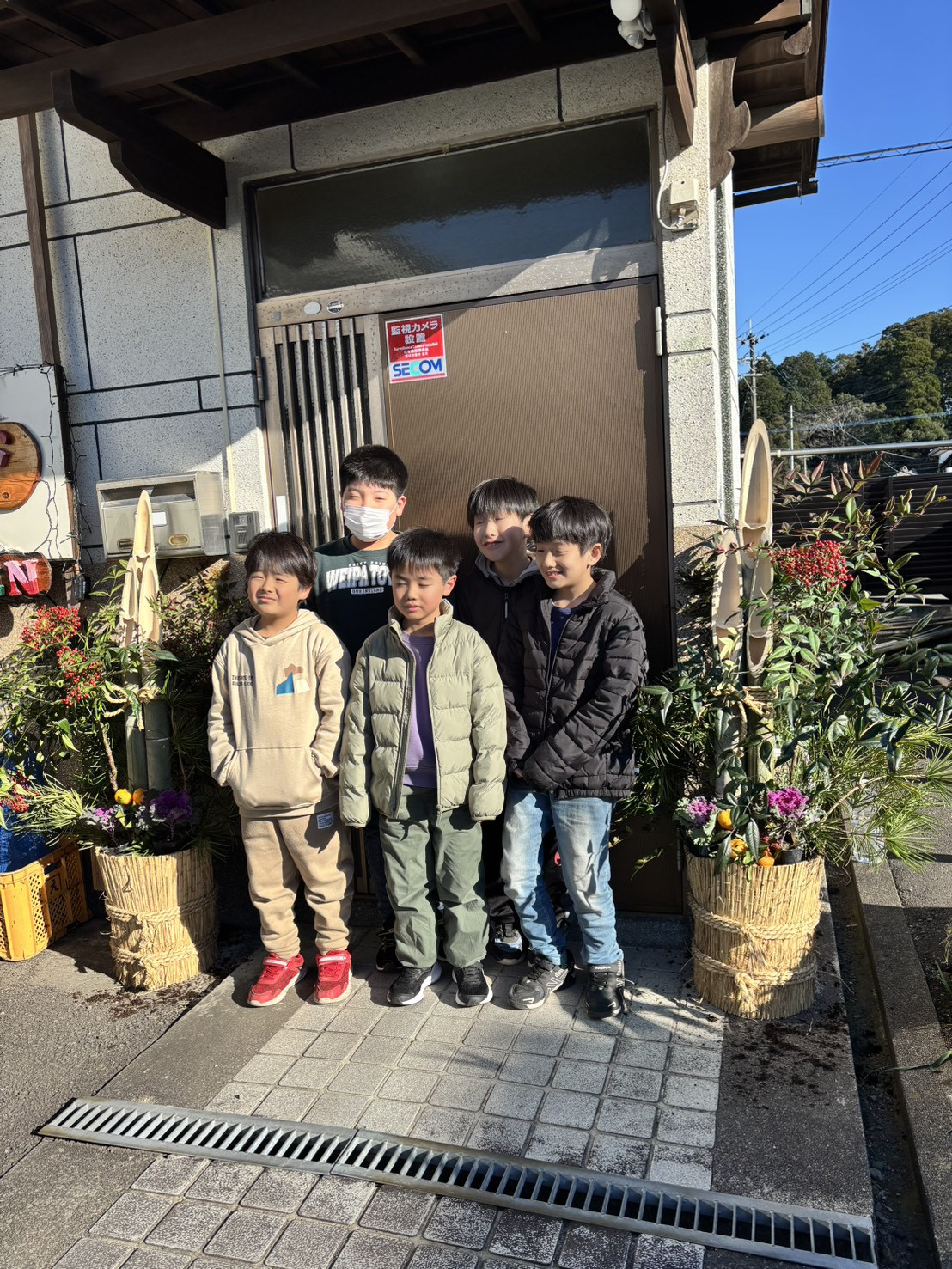 年末活動　門松作りをしました