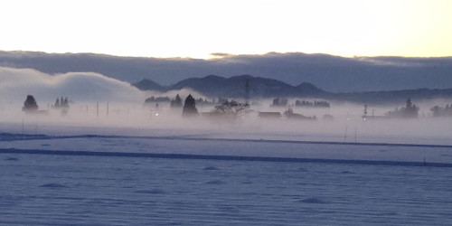会社から見た風景