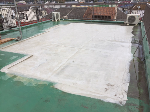 仮防水・水勾配調整③.JPG
