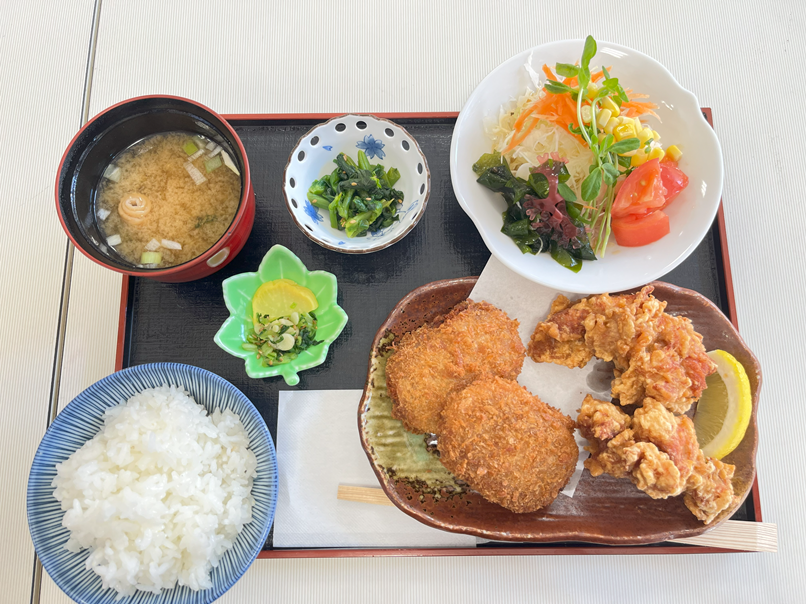 ごんた食堂 - ヤマトポーク コロッケ定食