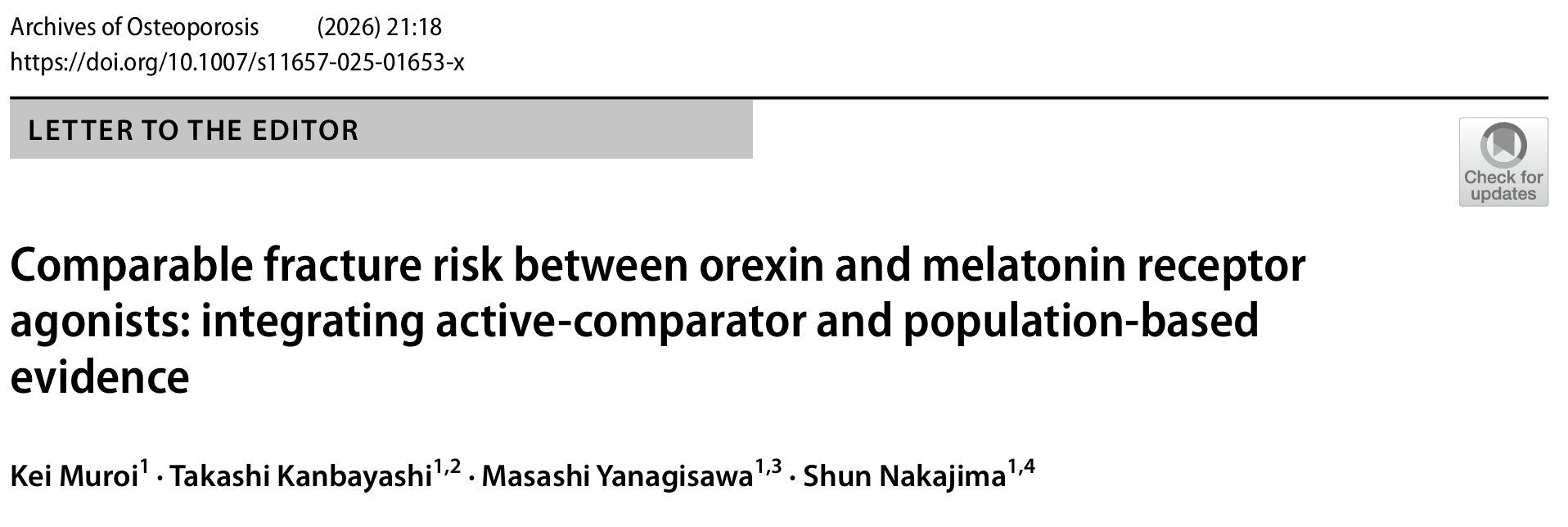 室井 慧（研究員）と中島 俊（PI）が執筆した論文が公開されました。
