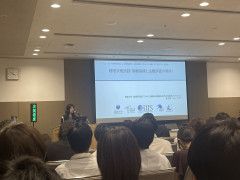 学会での登壇のようす1