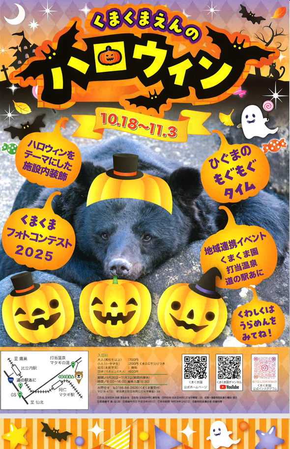 【イベント・キャンペーン情報】くまくま園ハロウィンイベントに合わせて連携企画を行います！