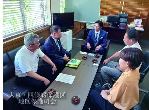 四條畷市市長表敬訪問.jpg