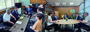 大東市・四條畷市　両市長を表敬訪問