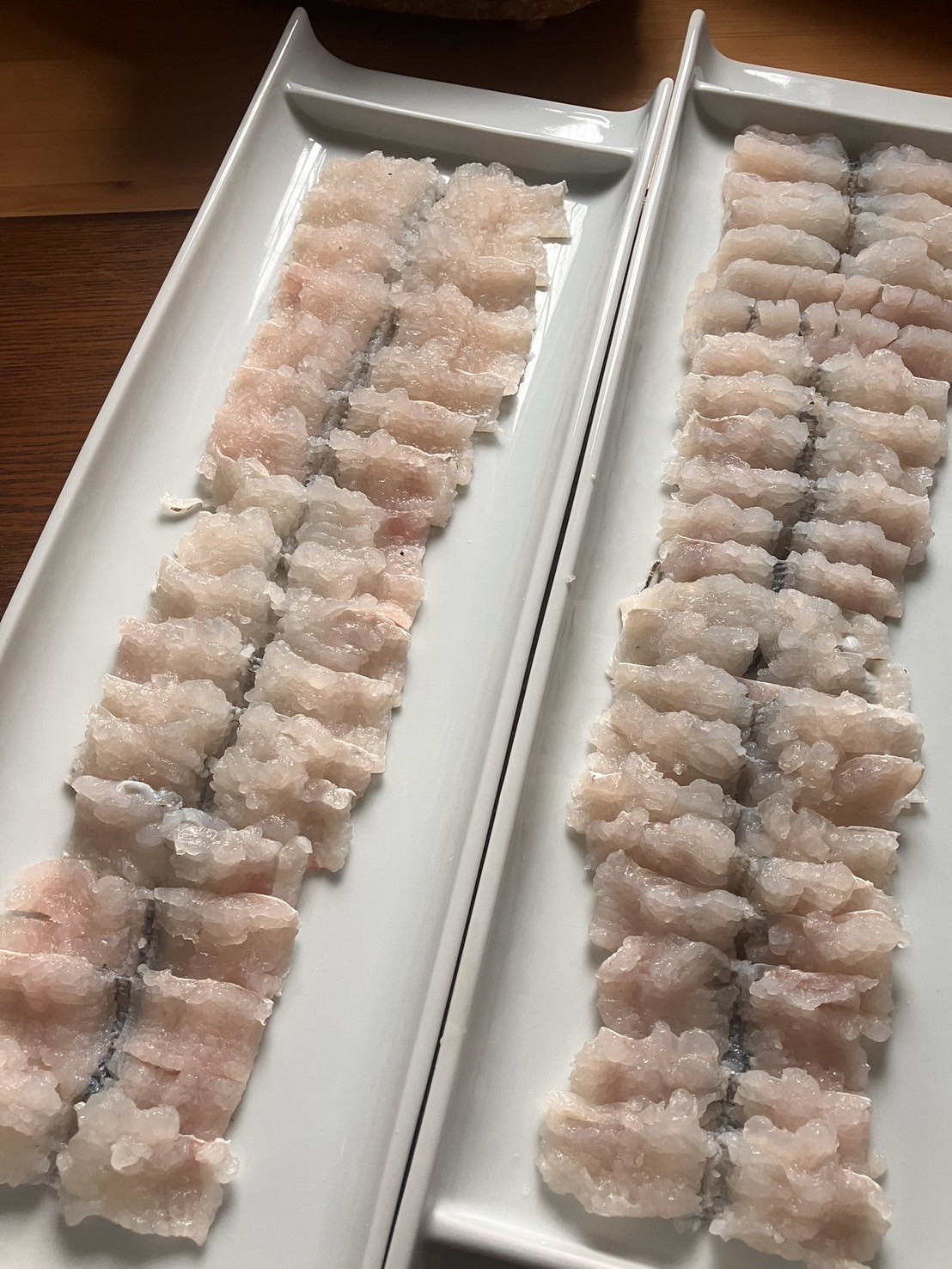 鱧と泳がし鮎、鮑、岩牡蠣の初夏のコース