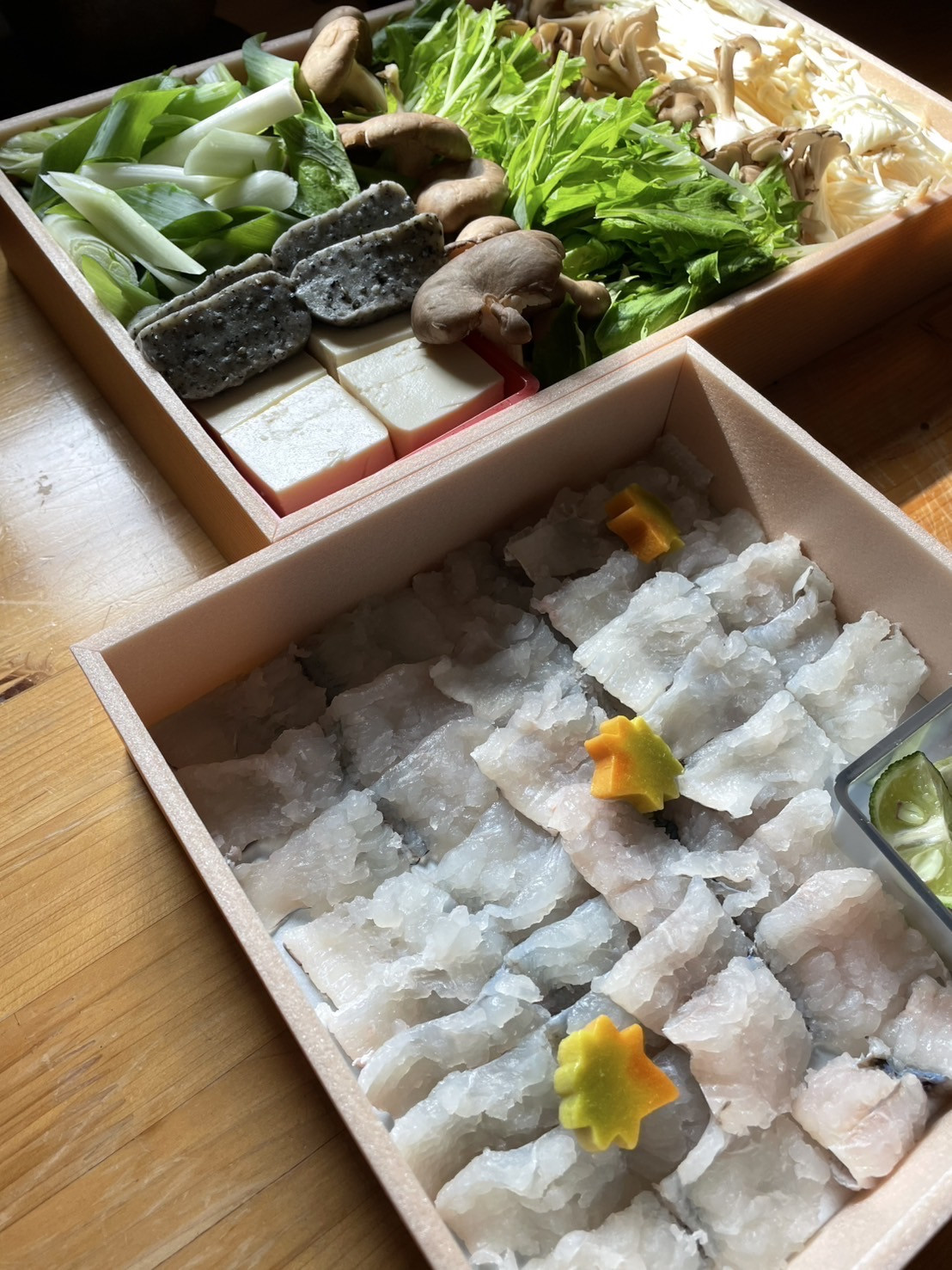 鱧しゃぶセット
