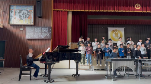 音楽会で初ピアノ伴奏