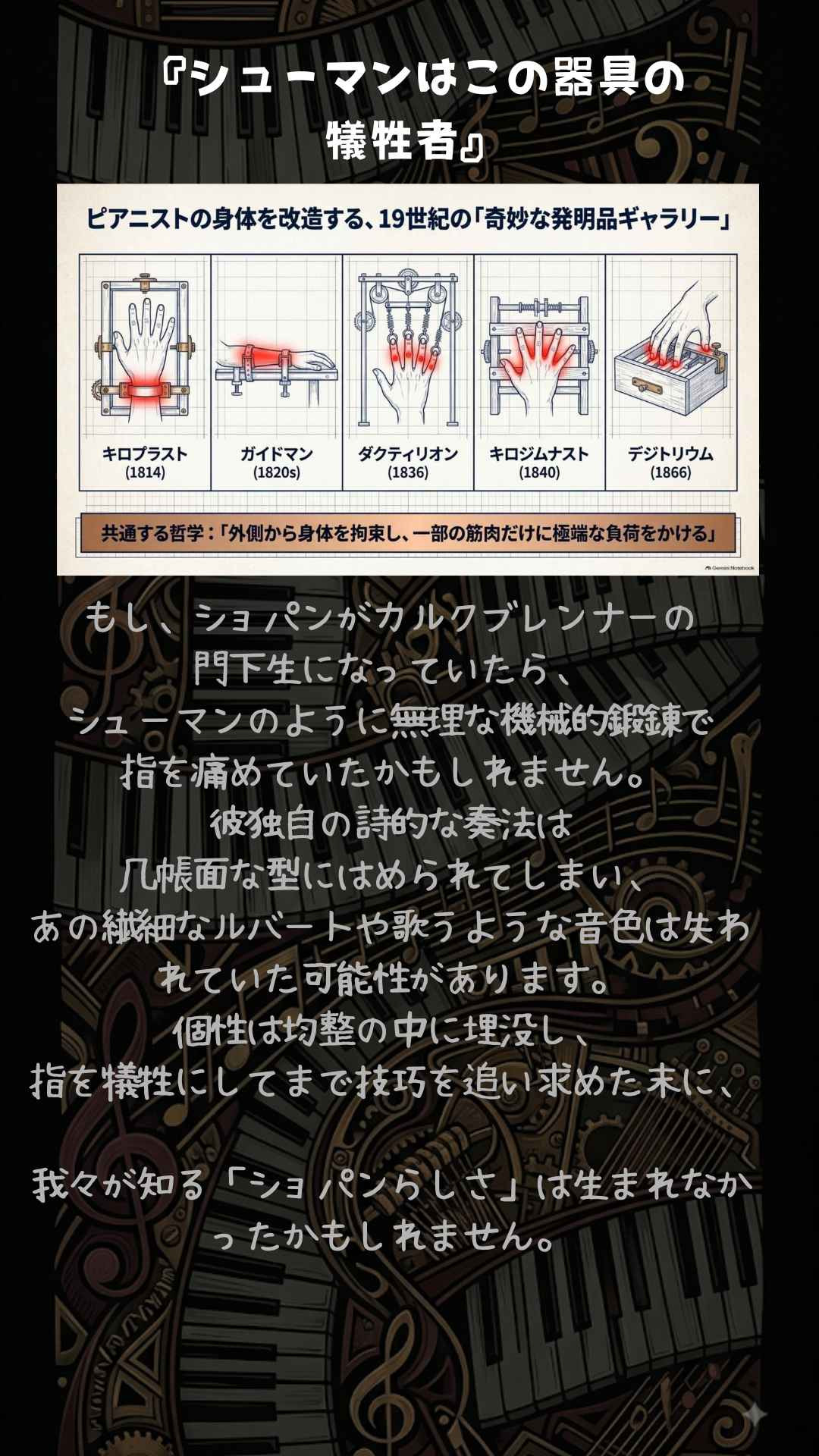 ピアノ調律師の絵日記『シューマンはこの器具の犠牲者』png.jpg