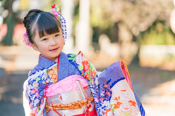 清瀬市　七五三着付けヘアセット