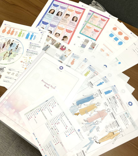 パーソナルスタイルブックの内容。骨格診断と顔タイプ診断を受けた方へプレゼントする内容