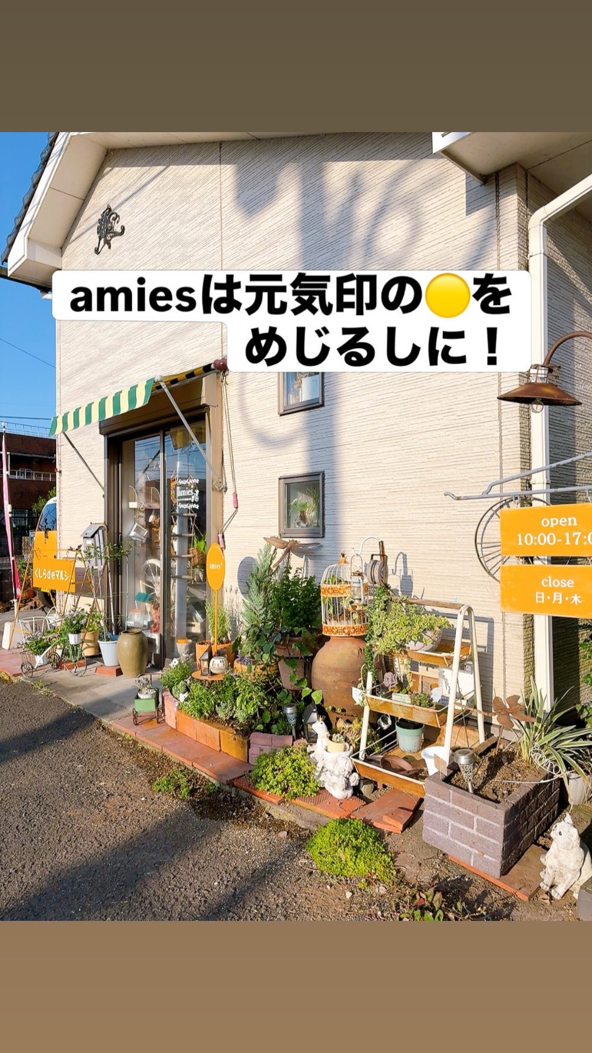 amiesの店舗はここ！