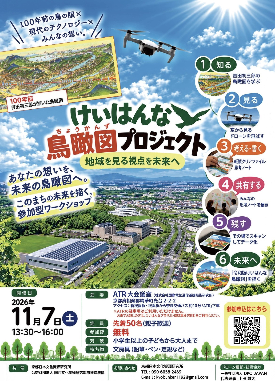 【event】けいはんな鳥瞰図プロジェクト（京都）
