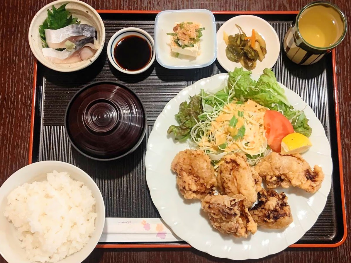 から揚げ定食