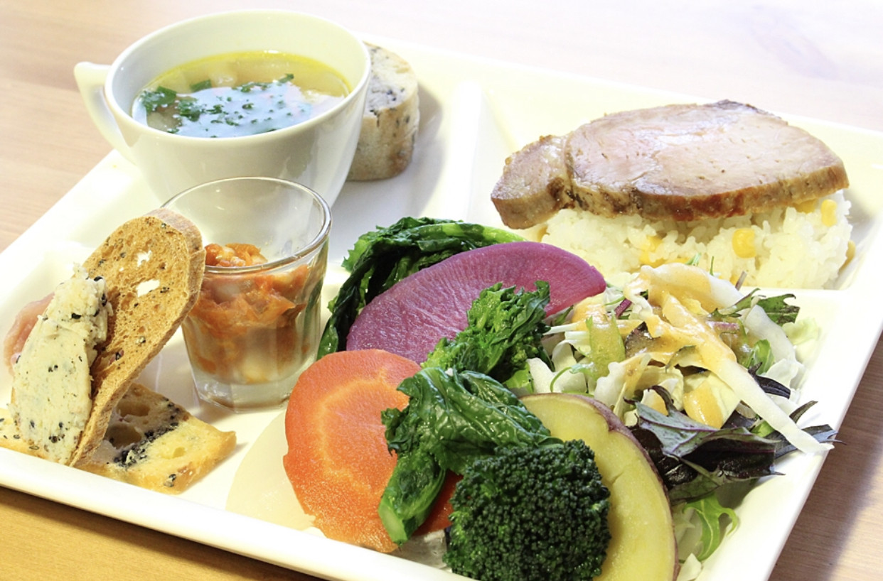 古代米ごはんのワンプレートランチ