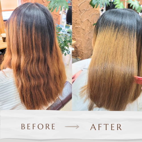 仙台ブリーチ毛縮毛矯正/仙台美容室縮毛矯正