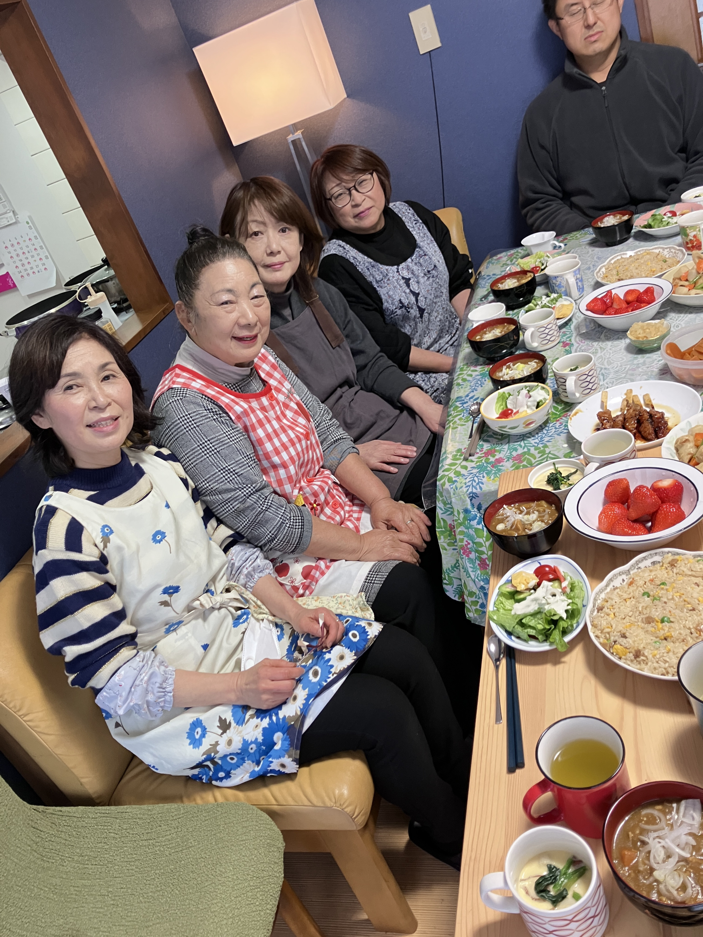 月一の支援員お食事会