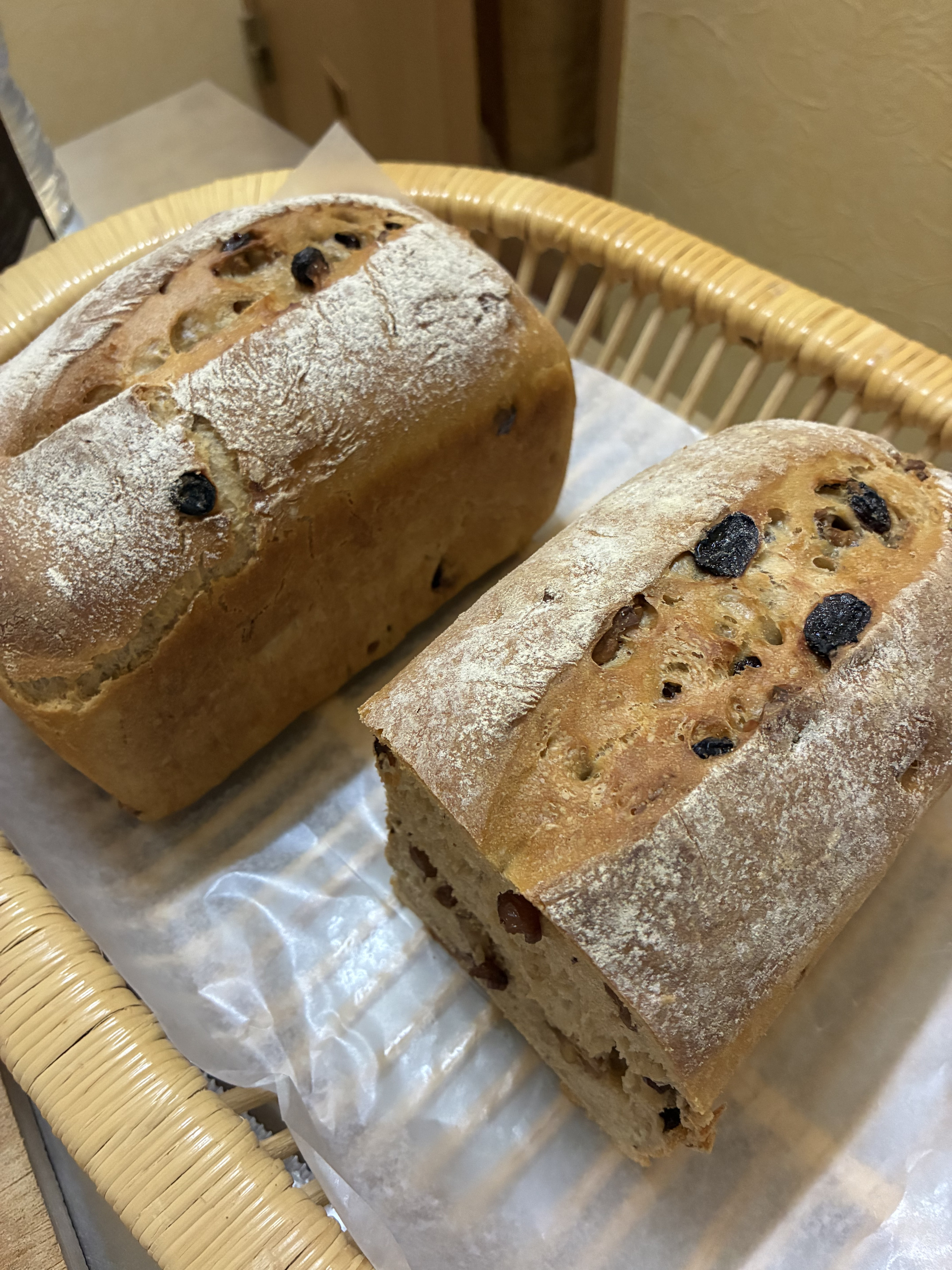 レーズンとくるみ