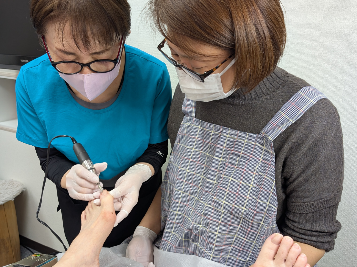 講師による実技指導