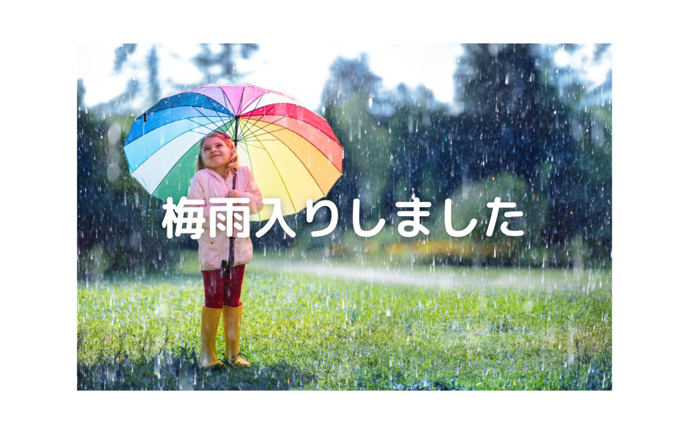 秋田県　梅雨入りしたようです
