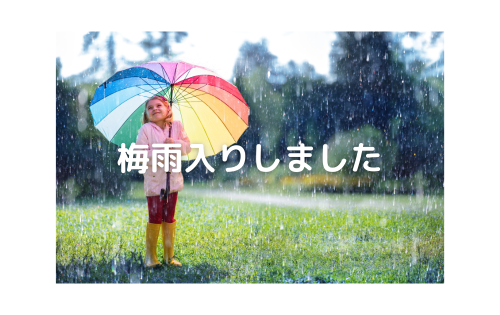 秋田県　梅雨入りしたようです