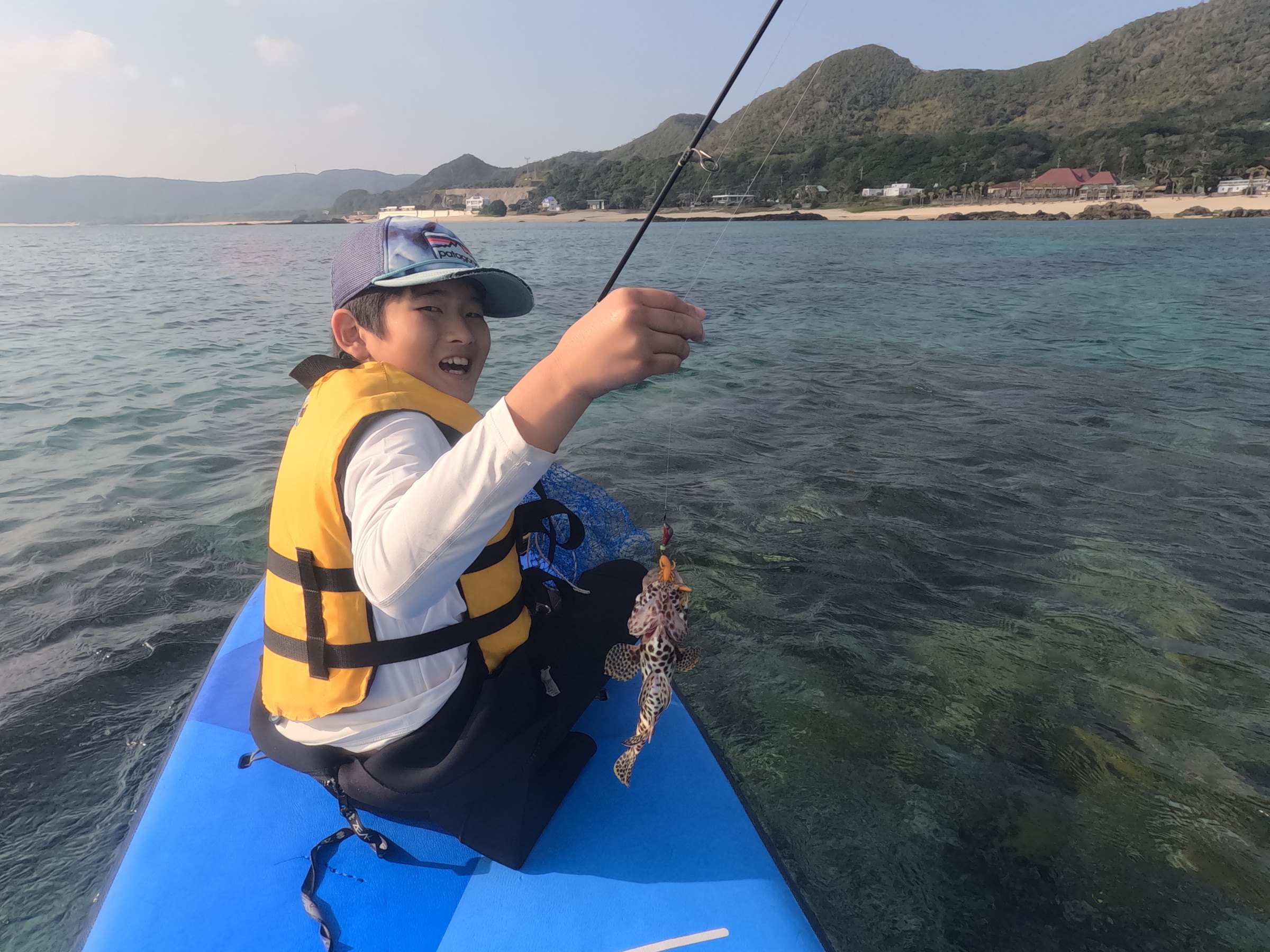 supの上からfishing