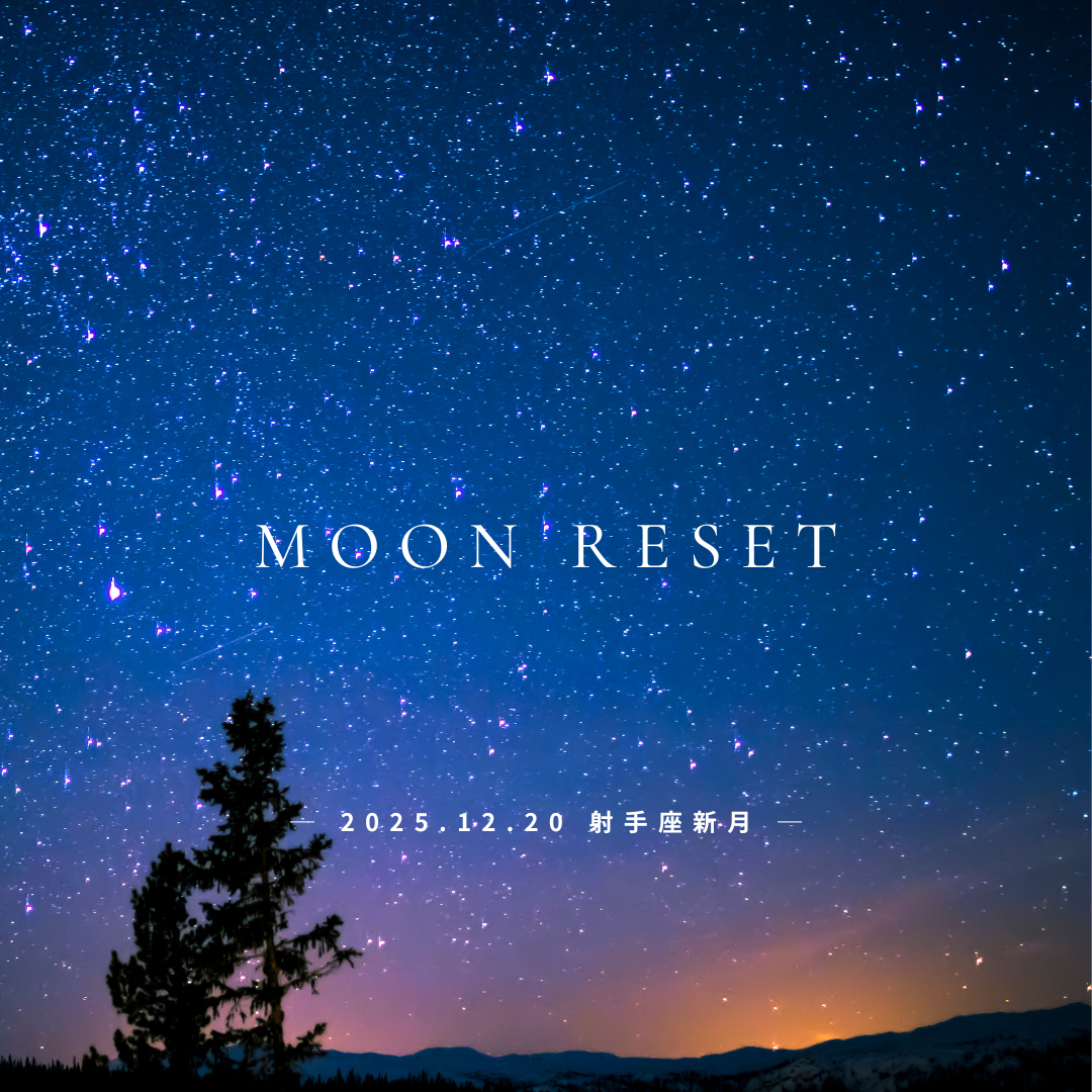 New【12月20日｜射手座新月】“ワクワクする方へ、目線を向けてみる”