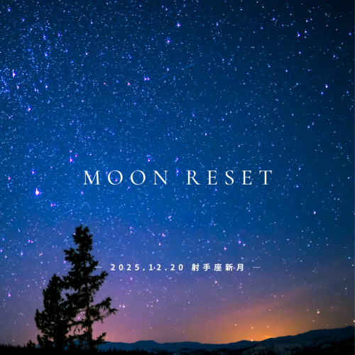 New【12月20日｜射手座新月】“ワクワクする方へ、目線を向けてみる”