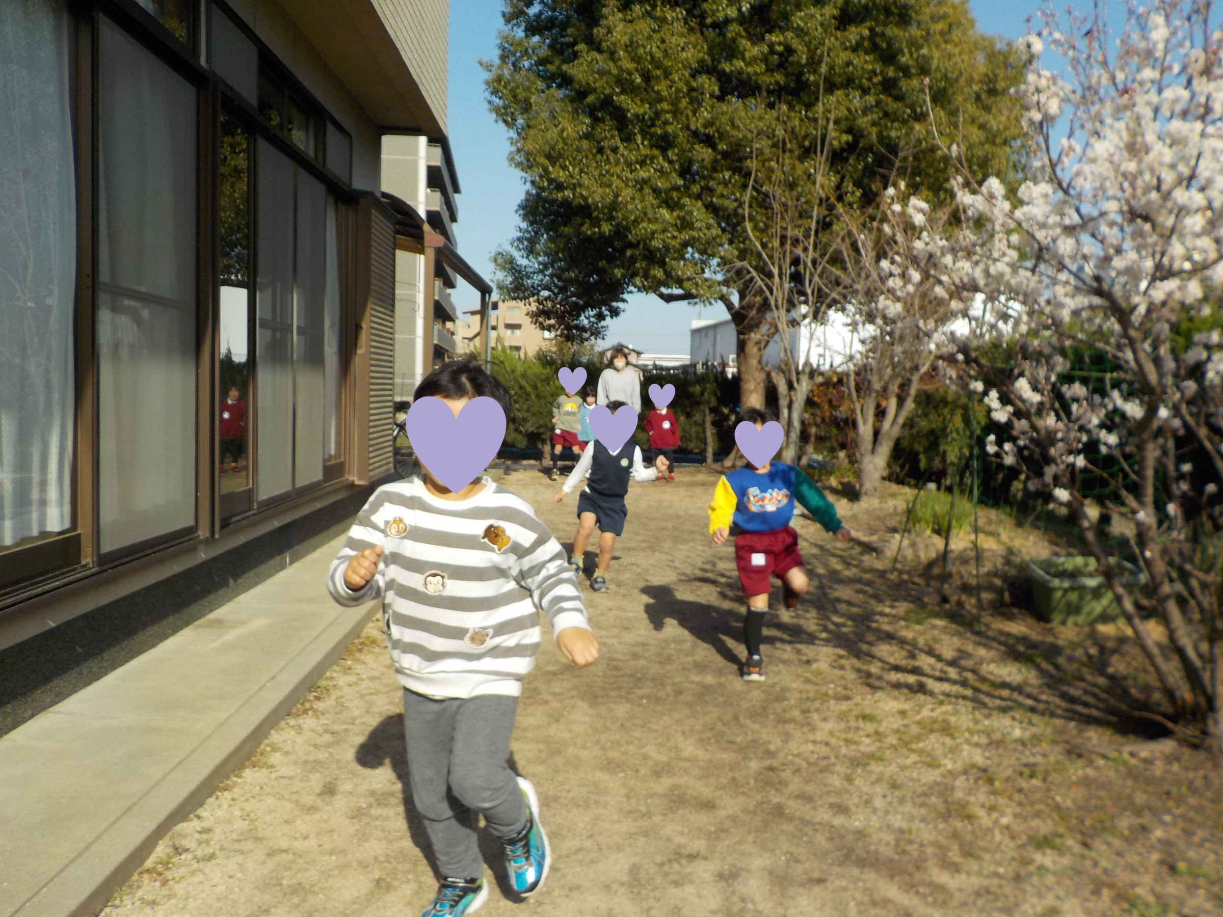 戸外での様子