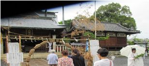 夏越の祓　茅の輪神事　　　6月30日
