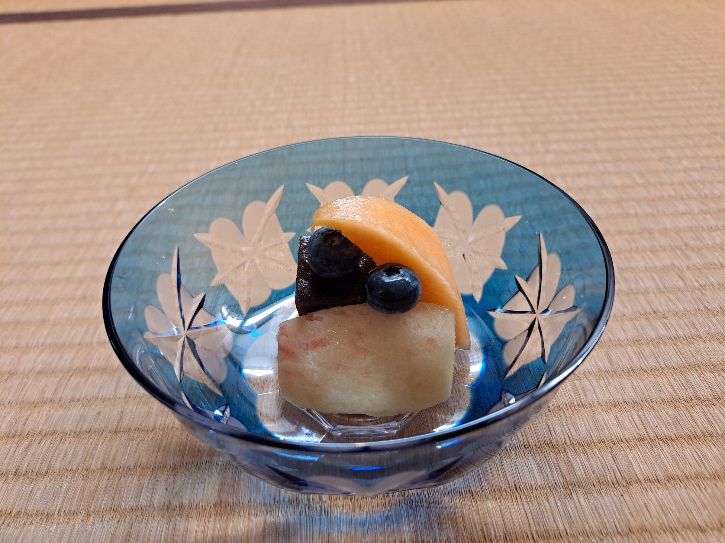 菓子　メロン、桃、羊羮