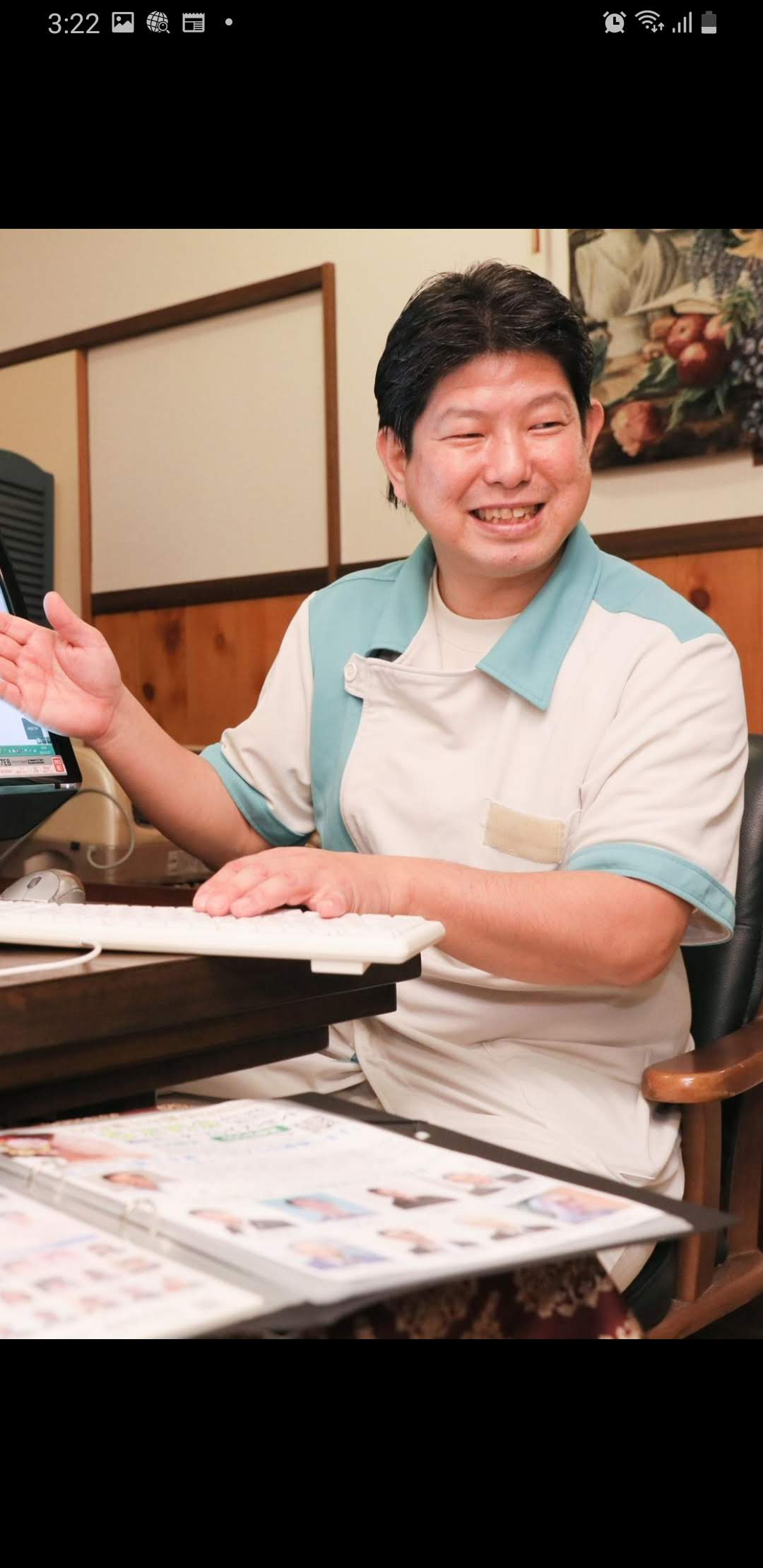 サロン内カウンセリング風景