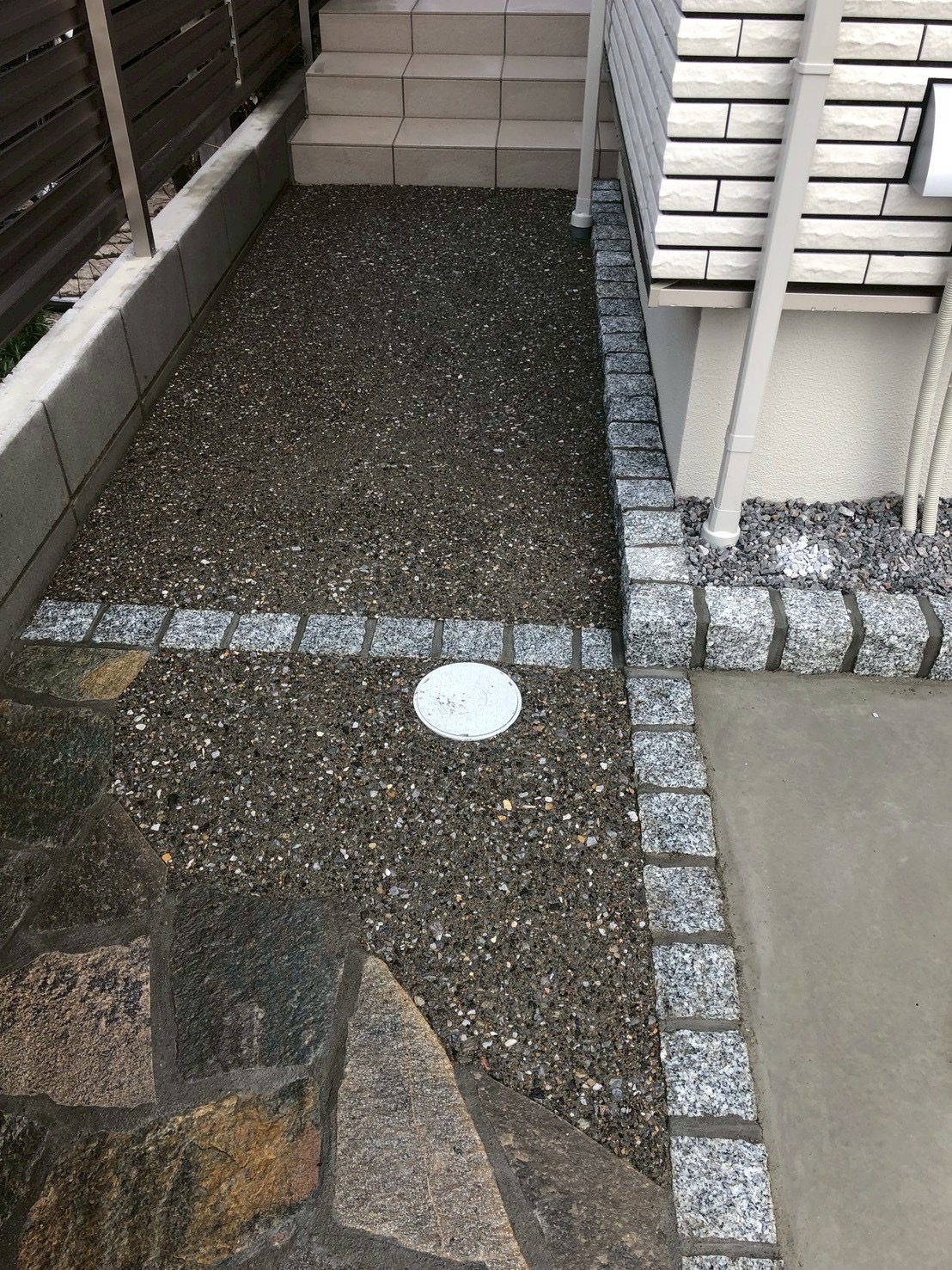 オシャレに見せる洗い出しコンクリート🌟